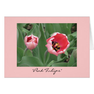 "Tulipanes rosados"