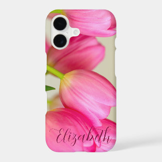 Tulipanes rosados personalizados