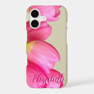 Tulipanes rosas personalizados