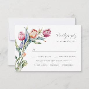 Tulipano acuarela rsvp