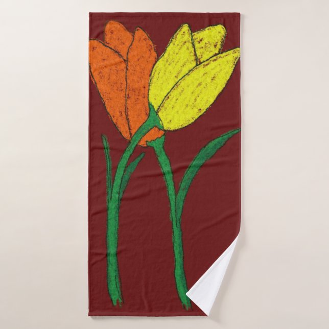 Tulipanos (Toalla de baño)