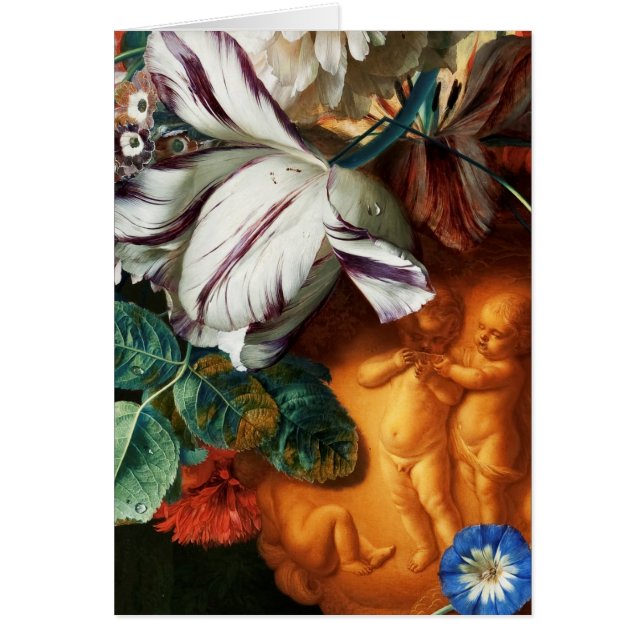 TULIPS DE BLANCO ROSA, CUPIDOS, El día de San Vale (Frente)