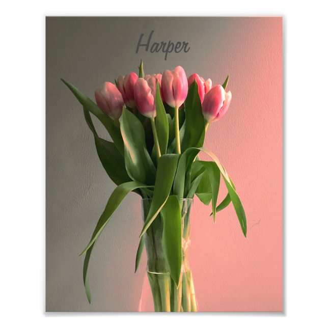 Tulips de moda V6 Fotografía original de flor para (Frente)