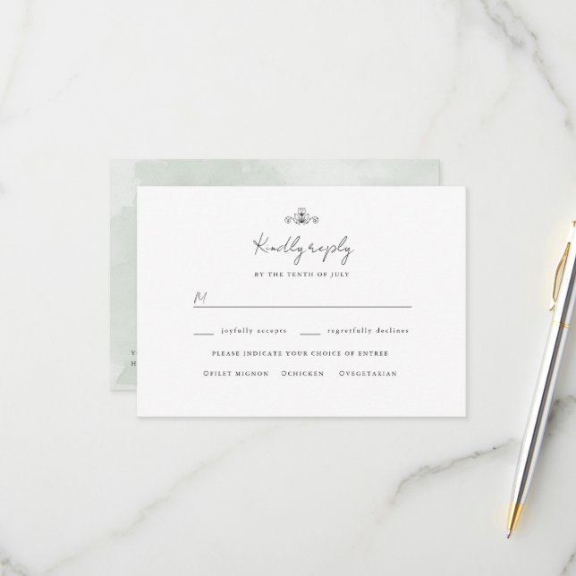 Tulips logotype boda rsvp (Anverso/Reverso In Situ)