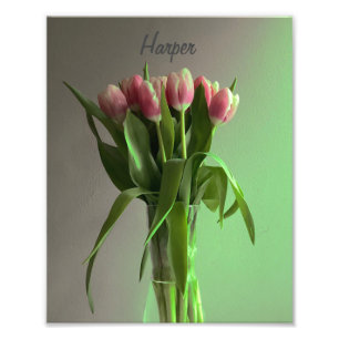 Tulips V4, foto original de flor para ella