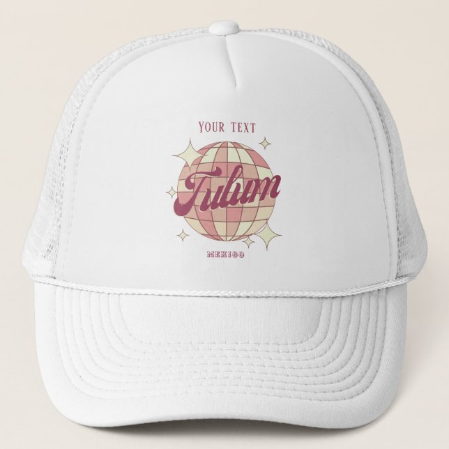 Tulum México regalo de recuerdo gorra de gorro de  (Anverso)