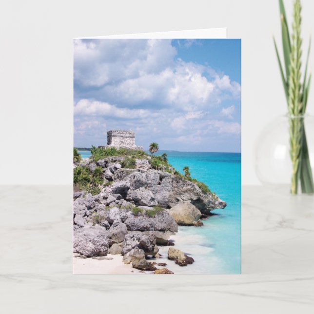 Tulum, tarjeta de México (Anverso)