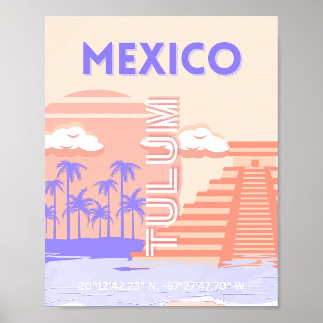 Tulum, Viajes, Arte Retro (Frente)