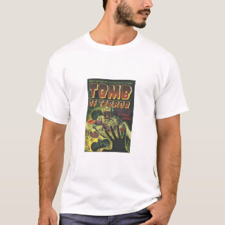 Tumba de la boda del terror de la camiseta de los