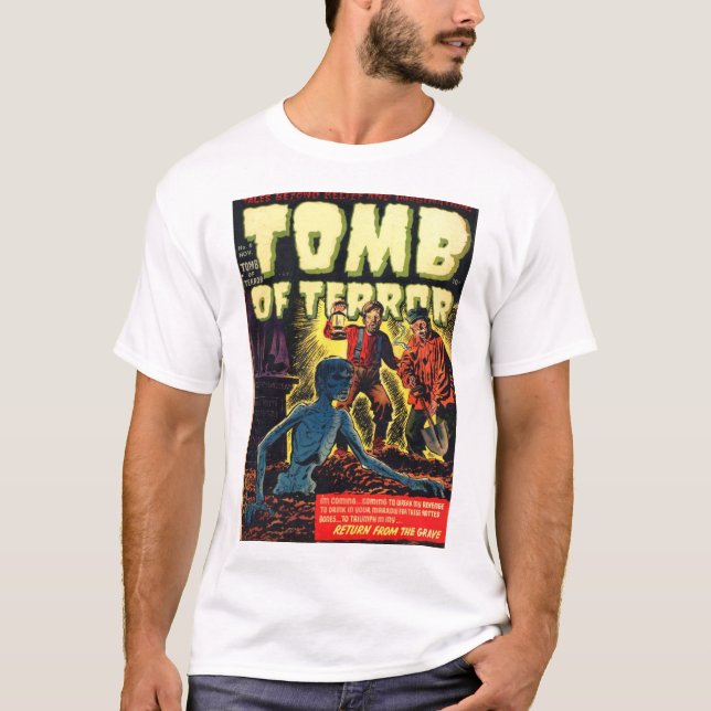 Tumba de la vuelta del terror de la camiseta grave (Anverso)