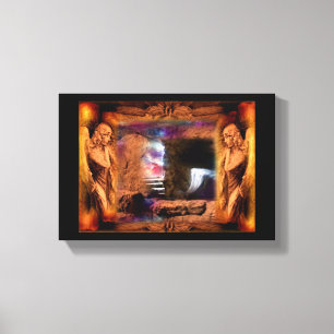 Tumba vacía de Jesús con arte de la pared de la