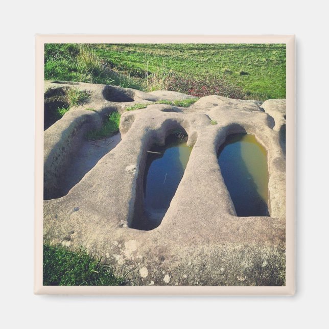 Tumbas de piedra, imán Heysham (Frente)