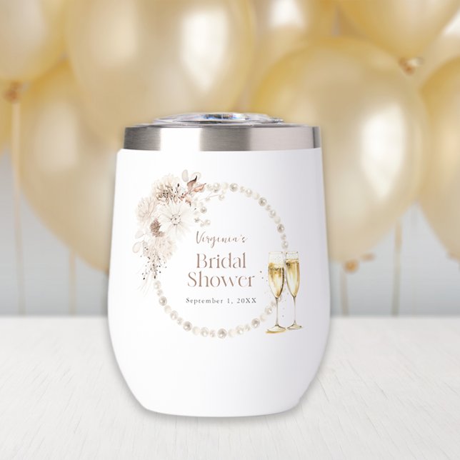 Tumblador de vino de ducha de novia (Bridal Shower Wine Tumbler
)