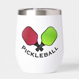 Tumblador de vino térmico de diseño de baloncesto