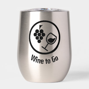 Tumblador de vino térmico de diseño de vino