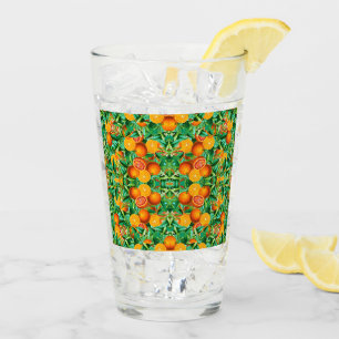 TUMBLEA DE VIDRIO DE NARANJAS TROPICALES
