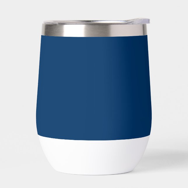 Tumbler Aislado Azul Medianoche - Personalizable (Izquierdo)