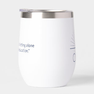 Tumbler aislado CMEC - logotipo corto de la marina