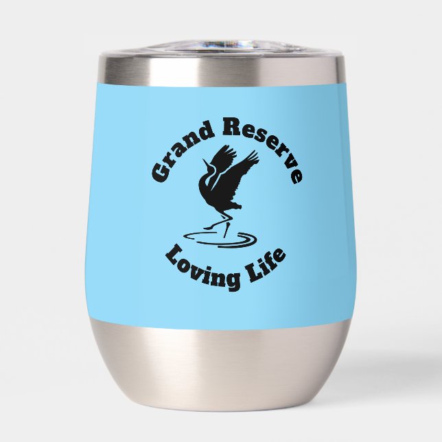 Tumbler aislado de jarra de acero inoxidable (Frente)