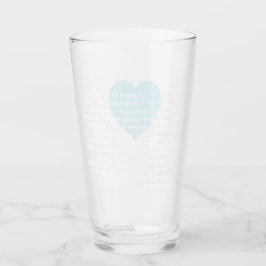 Tumbler de amor multilingüe - Azul de la menta