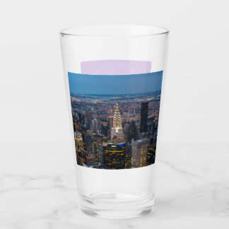 Tumbler de cristal de cerveza de Nueva York