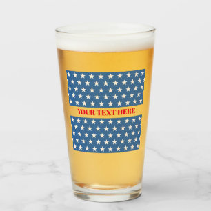 Tumbler de cristal de julio de 4