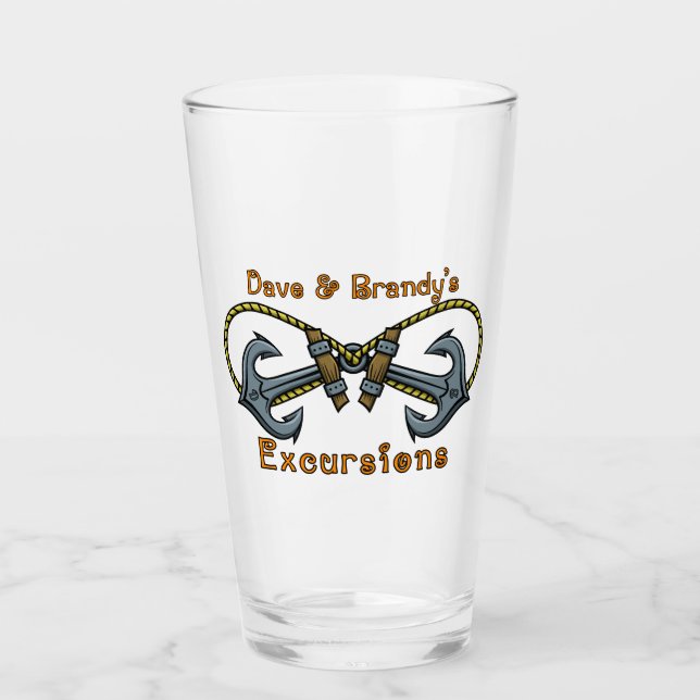 Tumbler de cristal de las Excursiones D&B (Anverso)