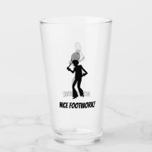 Tumbler de cristal de tenis Groovy Disco