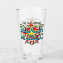 Tumbler de cristal Soul Music Rock