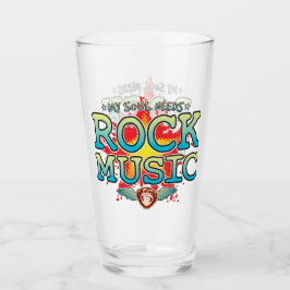 Tumbler de cristal Soul Music Rock