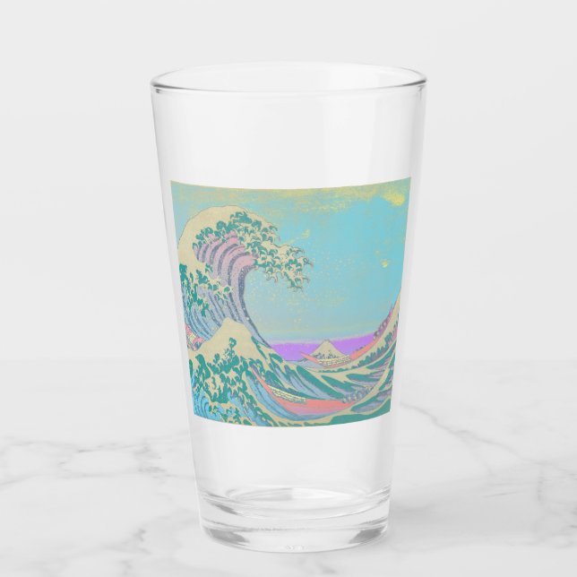Tumbler de la gran ola Pastel (Anverso)