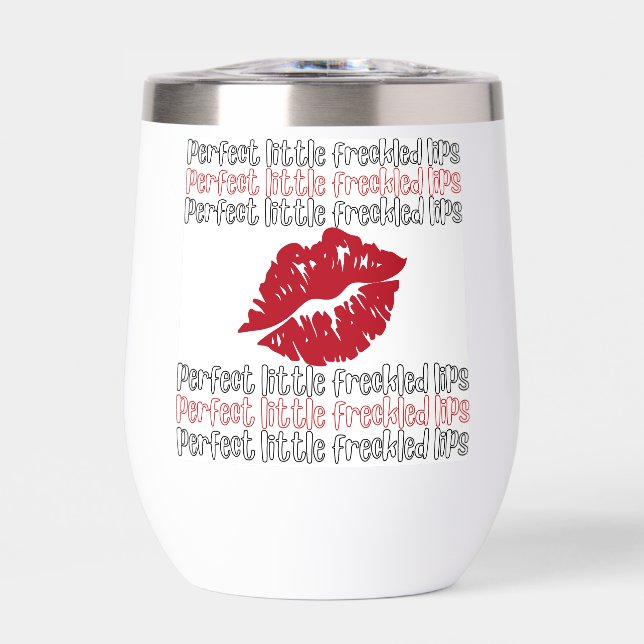 Tumbler de labios invertidos (Frente)