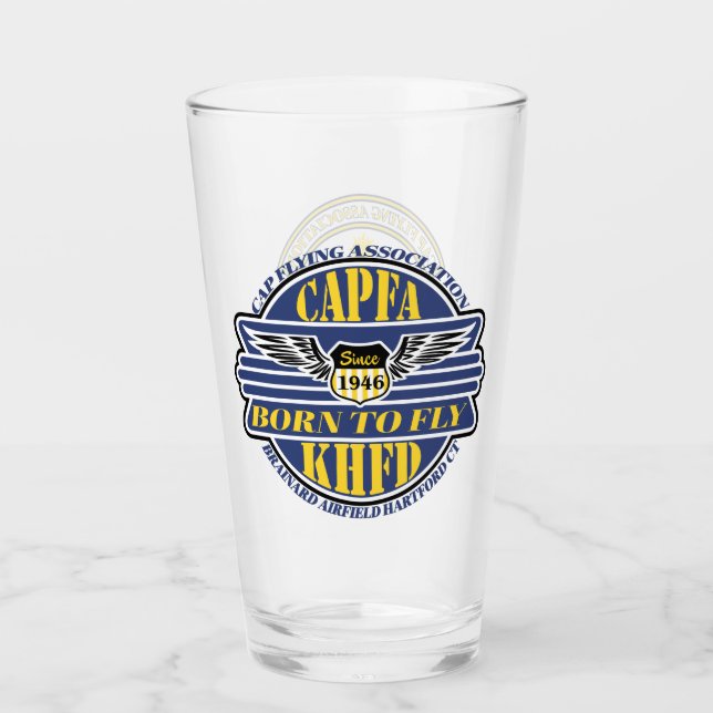 Tumbler de vidrio CAPFA (Anverso)