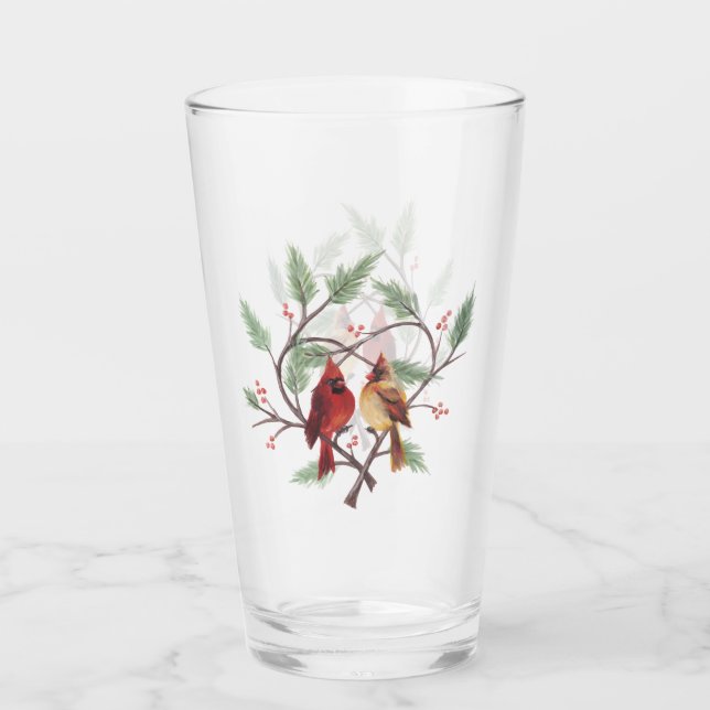 Tumbler de vidrio cardinal (Anverso)