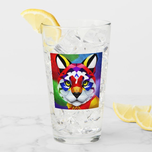 Tumbler de vidrio Cat de Alexander (Anverso (hielo))