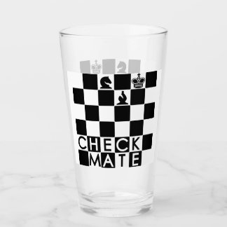 Tumbler de vidrio CheckMate