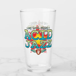 Tumbler de vidrio de Alma de Jazz Ácido