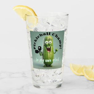 Tumbler de vidrio de campeón de pista de futbol di