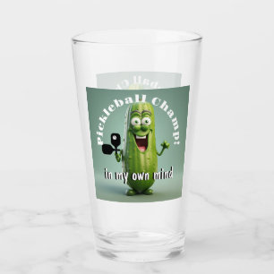 Tumbler de vidrio de campeón de pista de futbol di