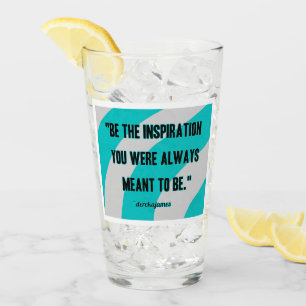 Tumbler de vidrio de inspiración