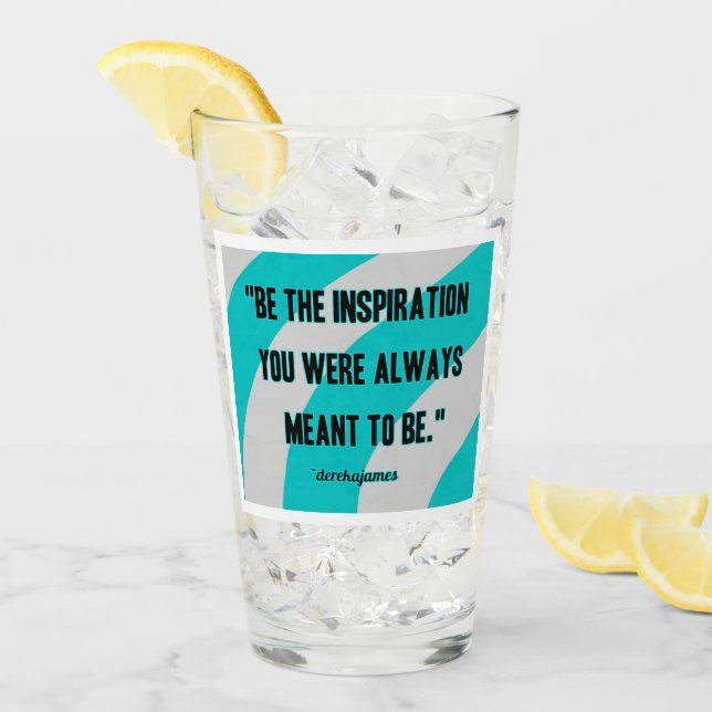 Tumbler de vidrio de inspiración (Anverso (hielo))