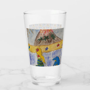Tumbler de vidrio de Isla de la Sirena