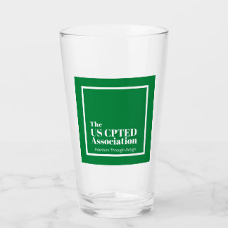 Tumbler de vidrio de la Asociación CPTED de Estado