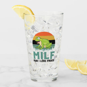 Tumbler de vidrio de Ranas de Amor