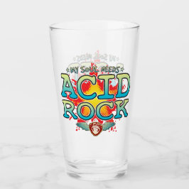 Tumbler de vidrio de Soul de Rock Ácido