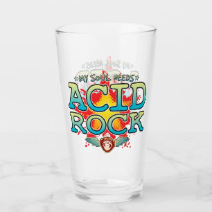 Tumbler de vidrio de Soul de Rock Ácido