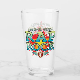 Tumbler de vidrio de Soul de Rock Rap