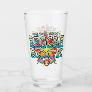 Tumbler de vidrio de Soul Rock Reggae
