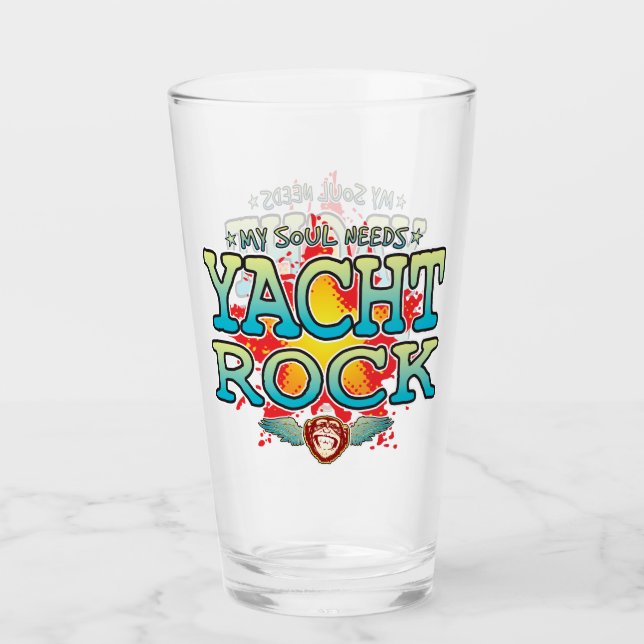 Tumbler de vidrio de Soul Rock Yacht (Anverso)