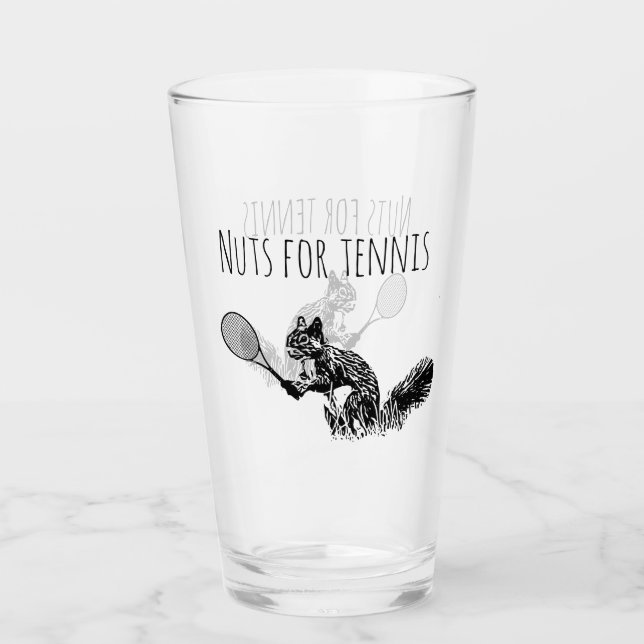 Tumbler de vidrio de tenis (Anverso)